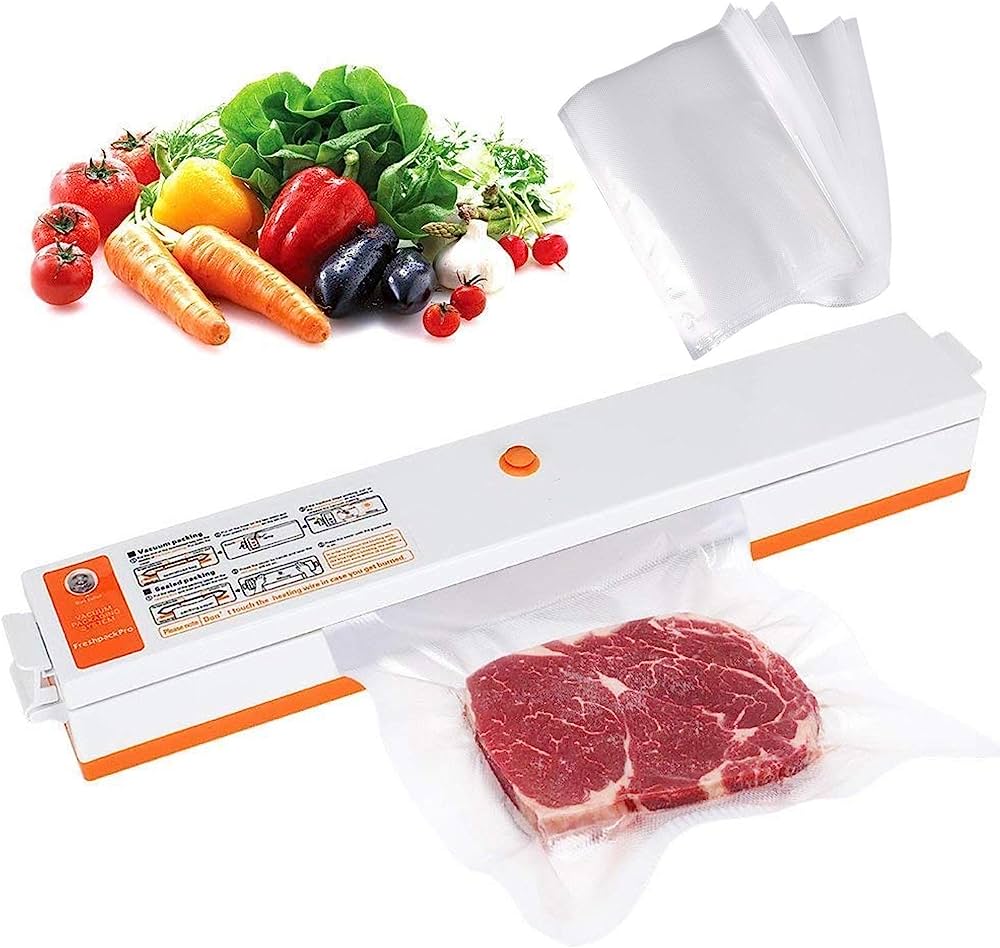 Selladora Al Vacio De Alimentos + 10 Bolsas