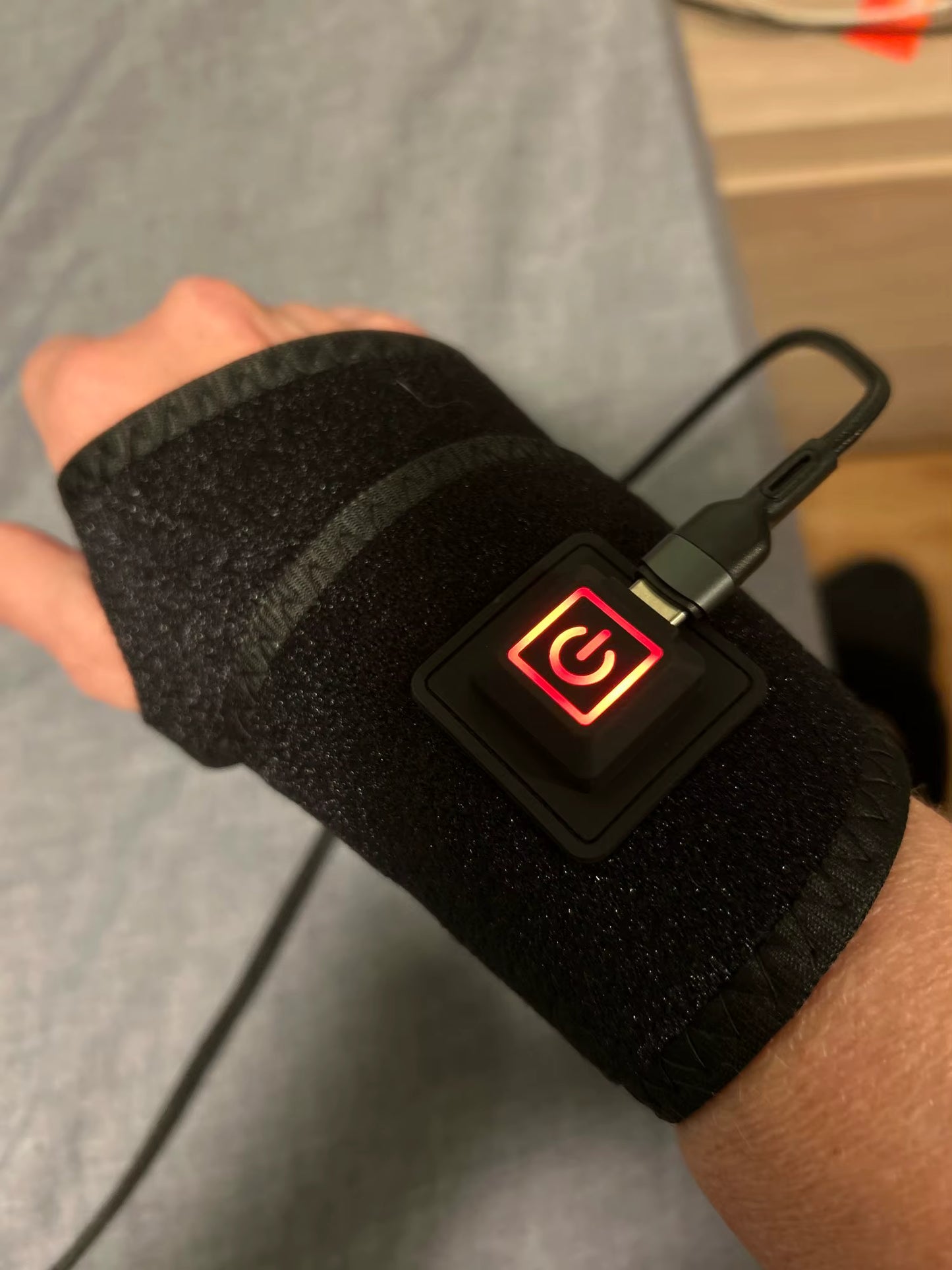 Muñequera con tres niveles de calor soporte para articulación de mano
