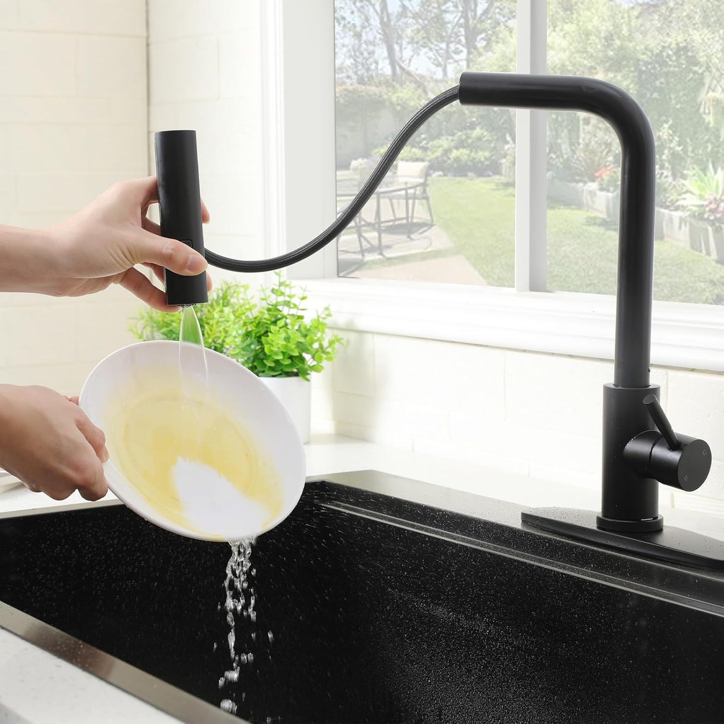 Grifo Monomando para Cocina con Ducha Extraíble (Pull-Out)