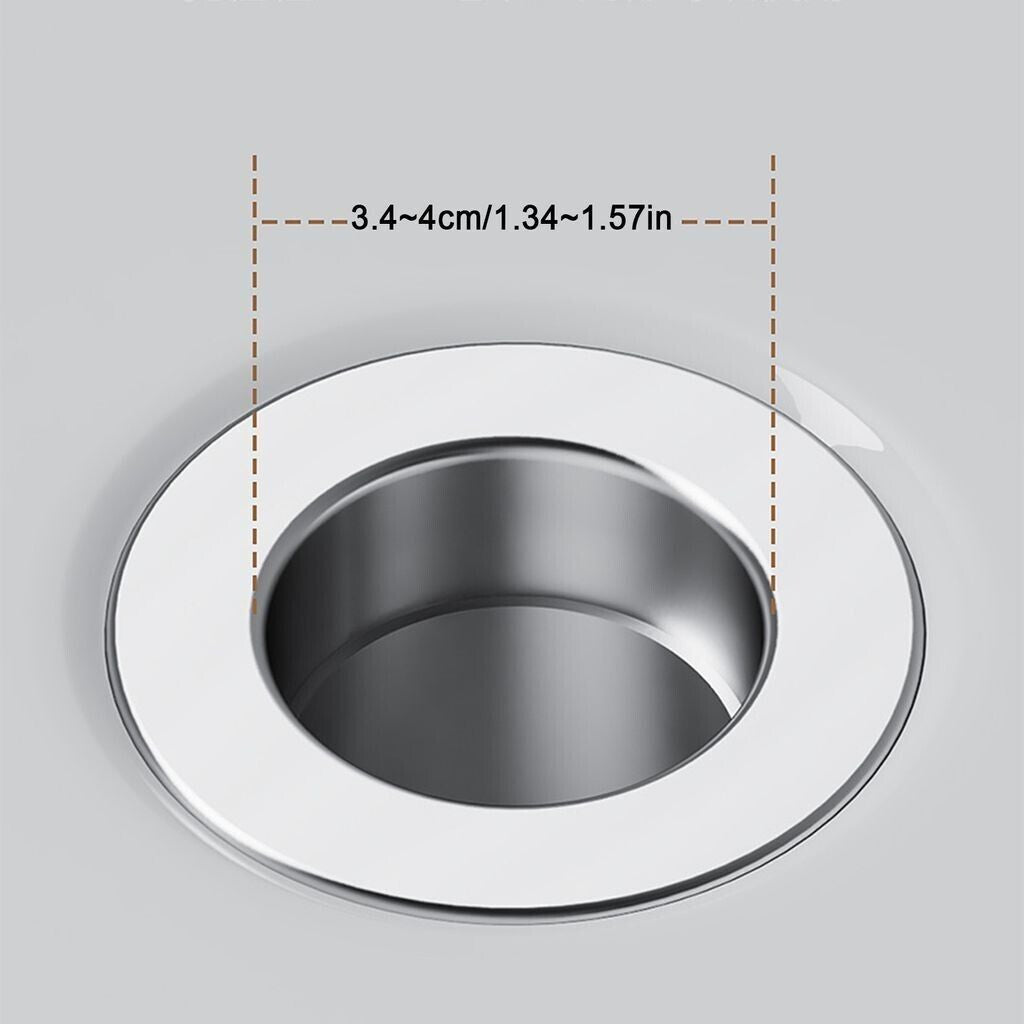 Pack de 2 Tapones de Drenaje Universal con Filtro Pop-Up Anti-Obstrucción