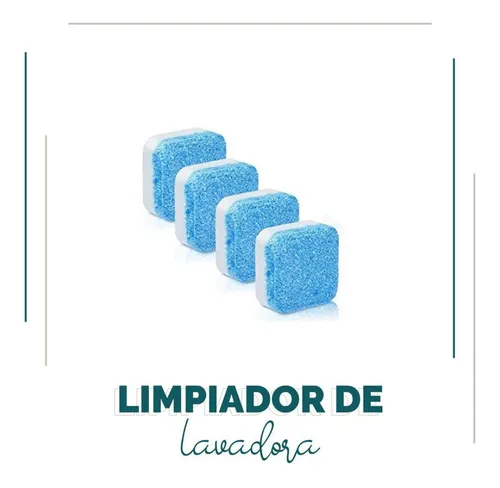 COMBO DE 12 PASTILLAS PARA LIMPIAR LAVADORA