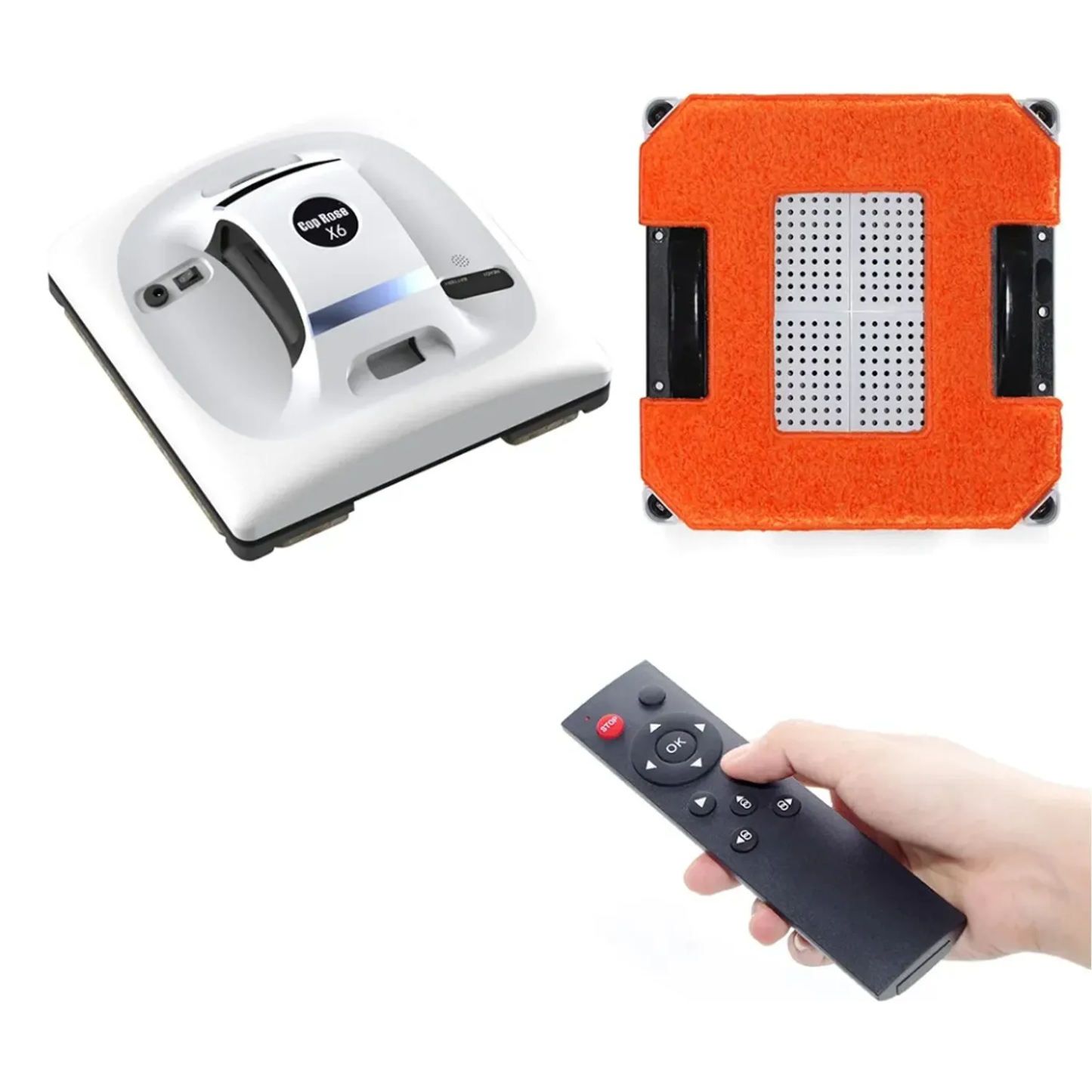 Robot Limpiacristales Automático con Control Remoto | Limpieza Inteligente y Segura