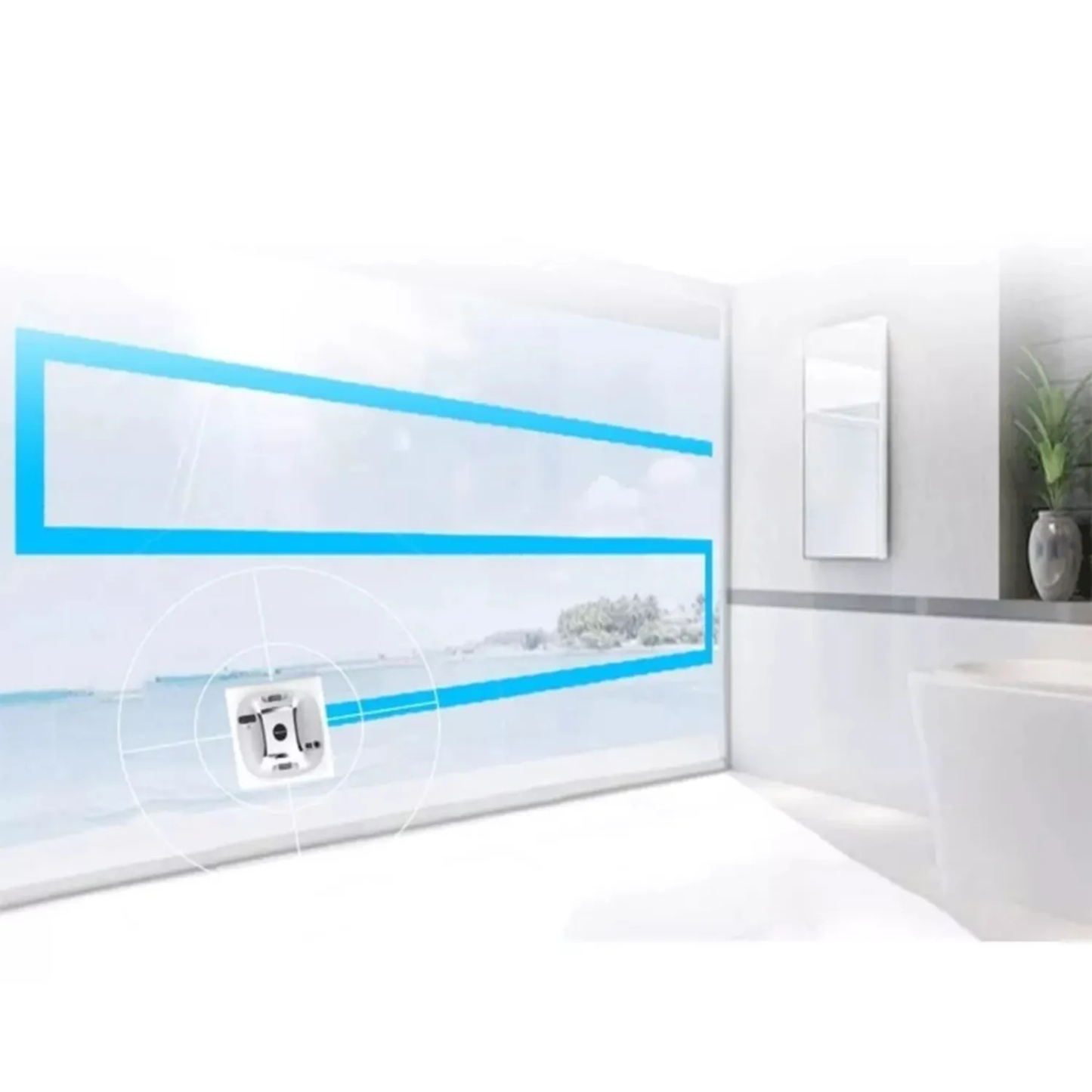 Robot Limpiacristales Automático con Control Remoto | Limpieza Inteligente y Segura