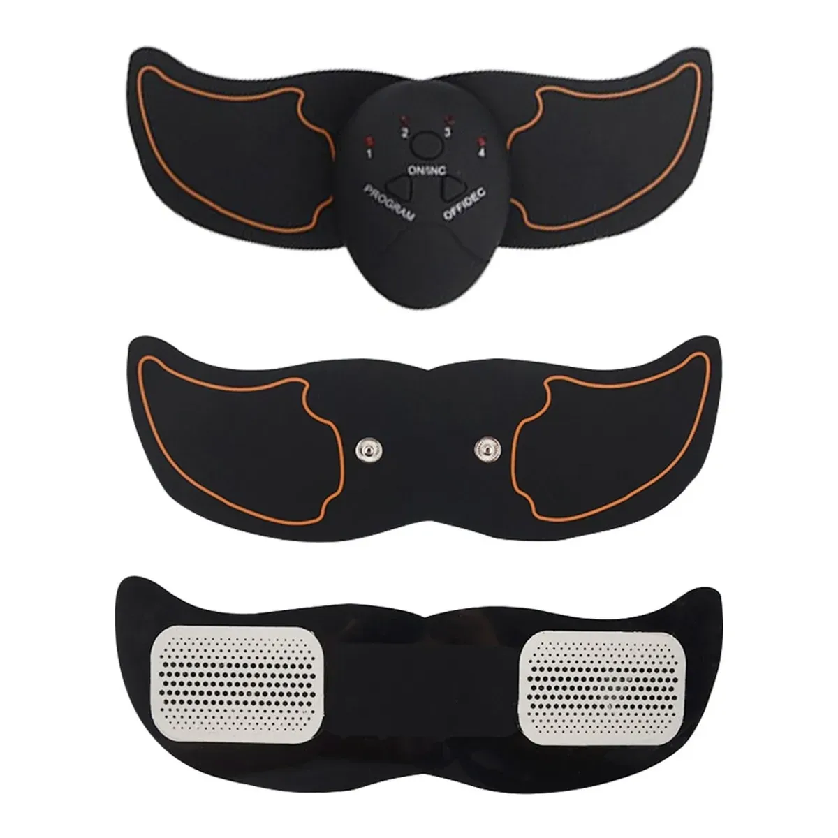 ESTIMULADOR MUSCULAR EMS TONIFICADOR ABDOMINAL Y BRAZOS 3 EN 1
