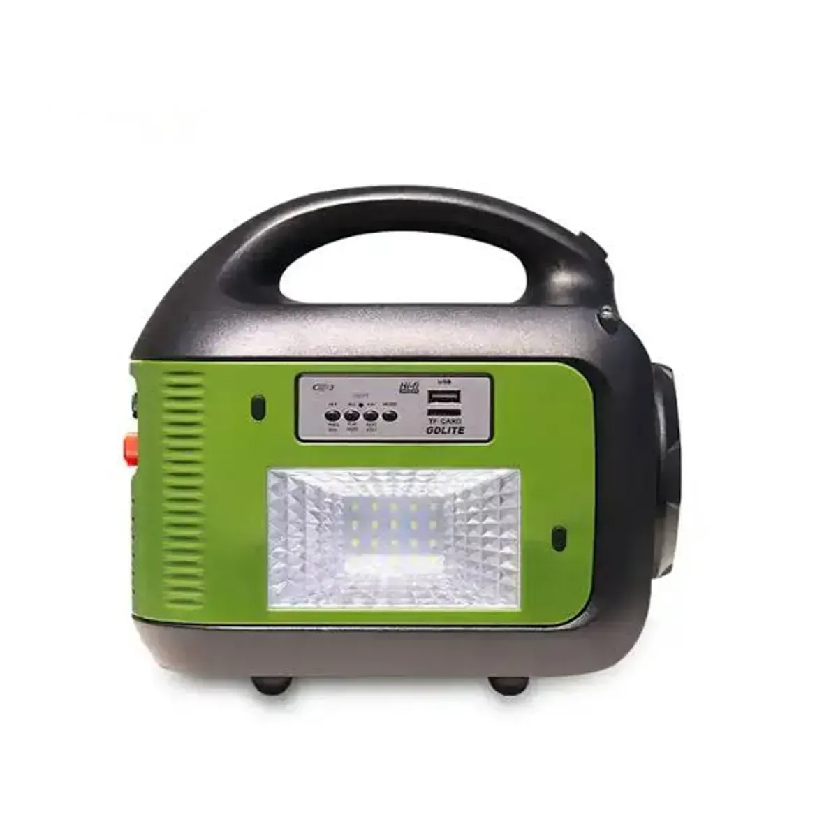 Kit Solar de Emergencia 150W con Panel Solar, 3 Ampolletas LED, 2 Tomas 220V, 5 USB, Bluetooth, Radi