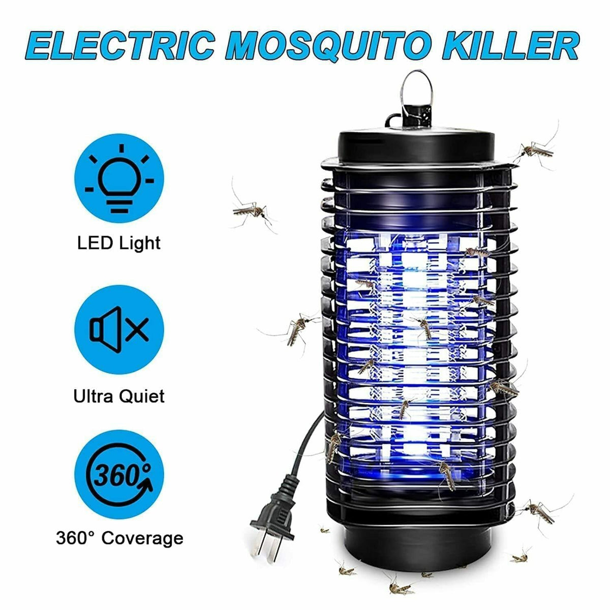 Lampara Mata Mosquitos Eléctrico UV Killer