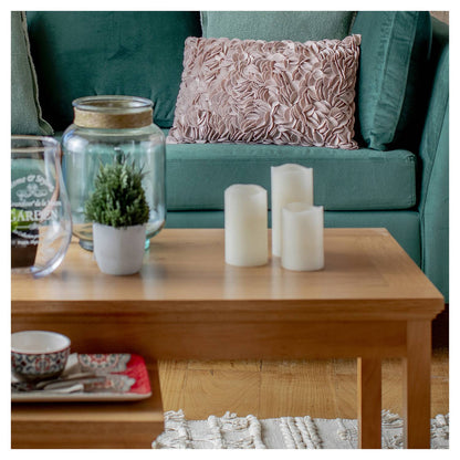 Set 3 Velas Led Decorativas con Control Remoto