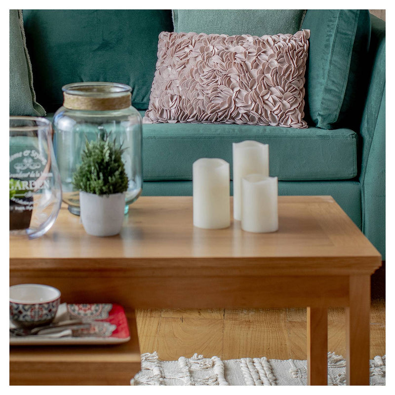 Set 3 Velas Led Decorativas con Control Remoto