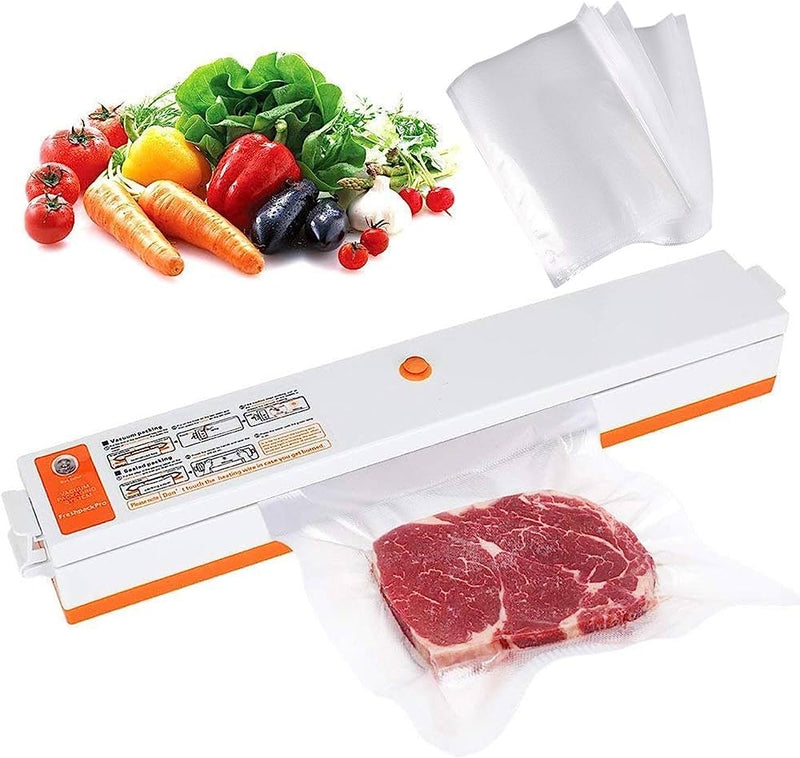 Selladora Al Vacio De Alimentos + 10 Bolsas
