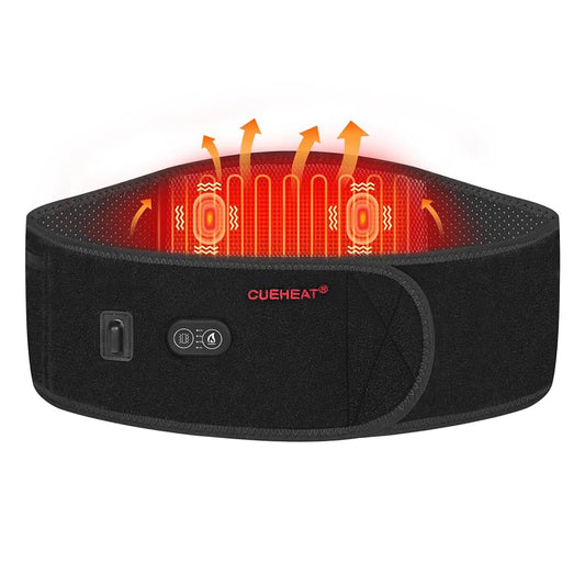 Faja Lumbar terapia, 2 en 1, CALOR y MASAJE