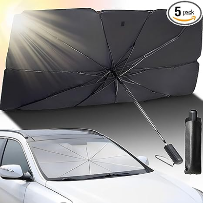 Parasol plegable para Auto con filtro UV tipo paraguas