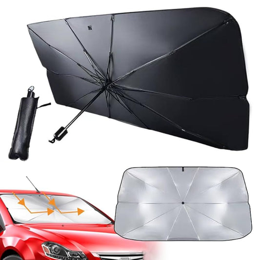 Parasol plegable para Auto con filtro UV tipo paraguas