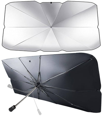Parasol plegable para Auto con filtro UV tipo paraguas