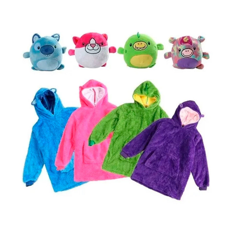 Polerón Peluche Sherpa Infantil Unisex