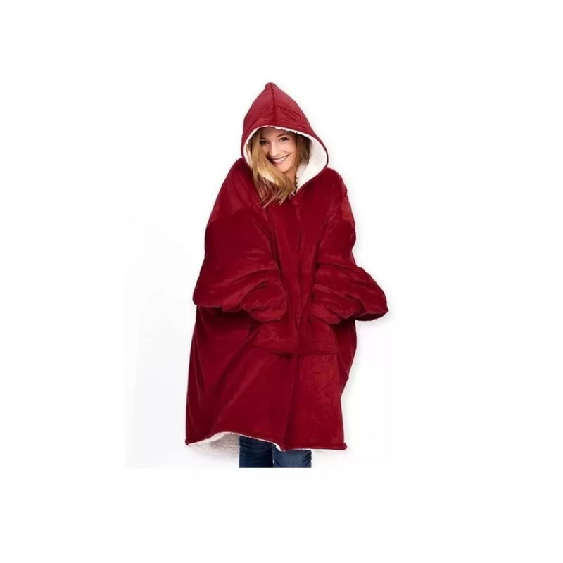 Polerón Sherpa Con Capucha Tipo Huggle