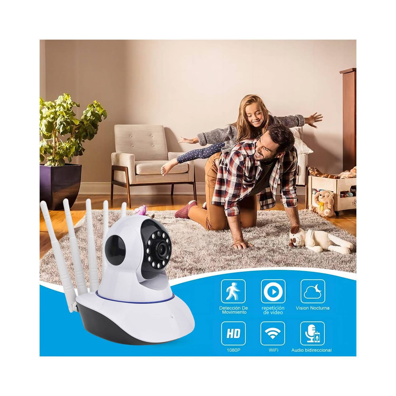 Camara De Seguridad  IP WIFI HD MOTORIZADA VISION NOCTURNA 360º