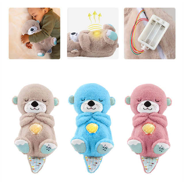 Nutria Peluche De Apego con Música y luz