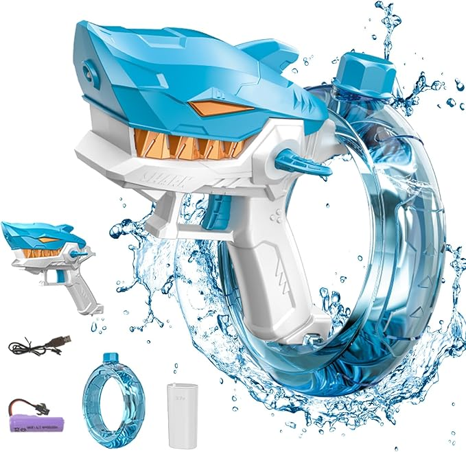Pistola De Agua Eléctrica Modelo TIBURON