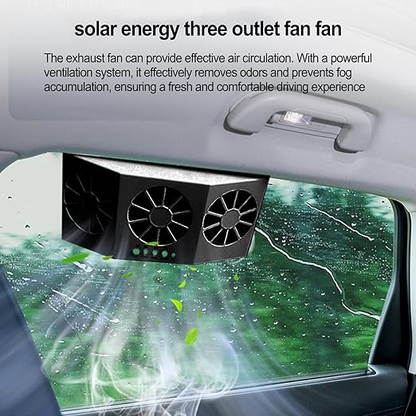 Extractor Triple Solar Para  Auto