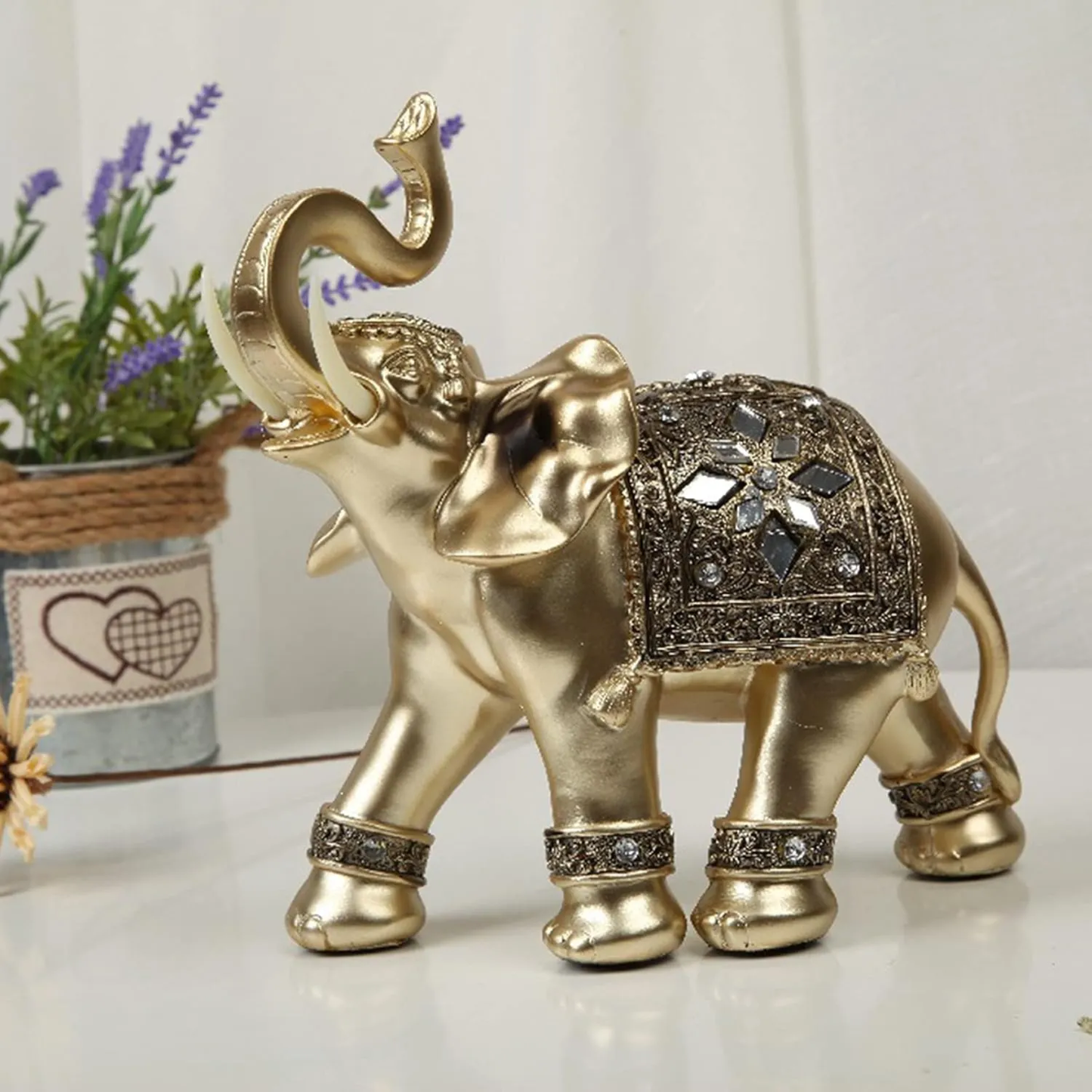 Elefante Decorativo Dorado