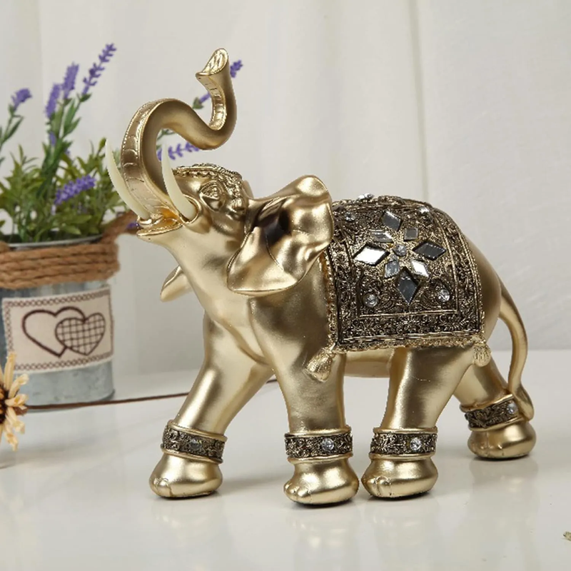 Elefante Decorativo Dorado