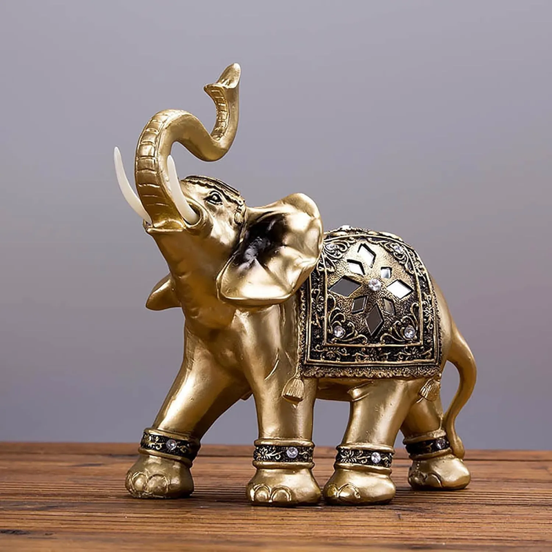 Elefante Decorativo Dorado