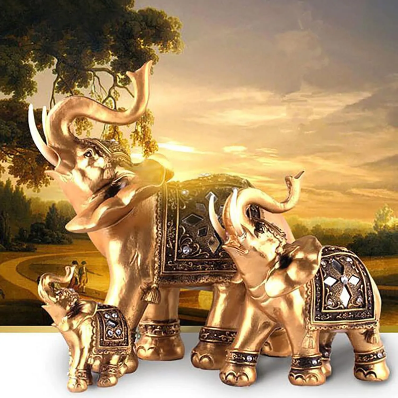 Elefante Decorativo Dorado