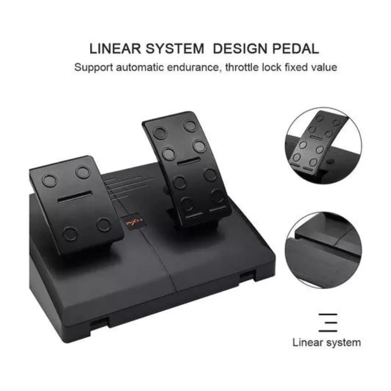 Volante  PXN V3 PRO con Pedales PC PS3/4 Xbox One Series X