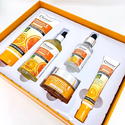 SET DE 5 PIEZAS SKIN CARE DE VITAMINA C