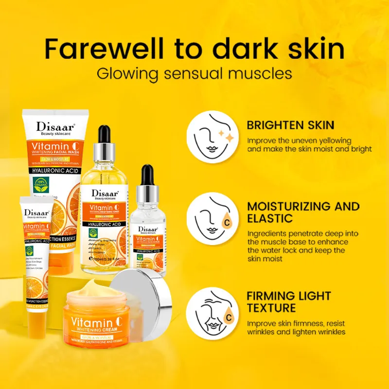 SET DE 5 PIEZAS SKIN CARE DE VITAMINA C