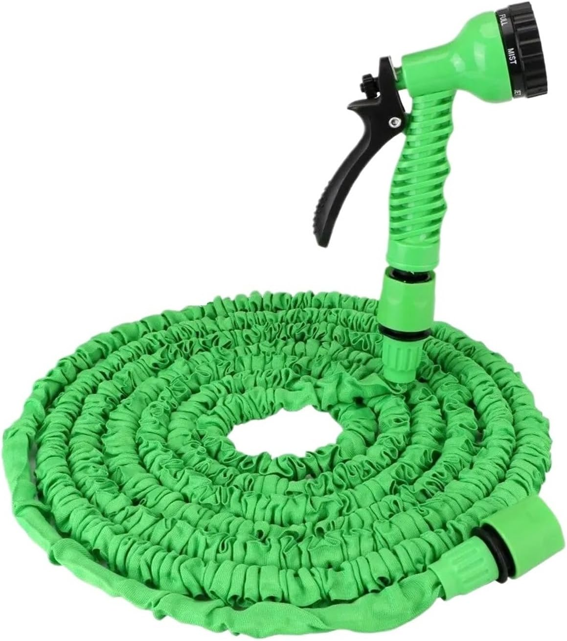 Manguera extensible con boquilla multifuncion para el jardin