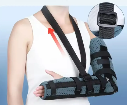 Soporte ortopédico para brazo con férula y cabestrillo ajustable
