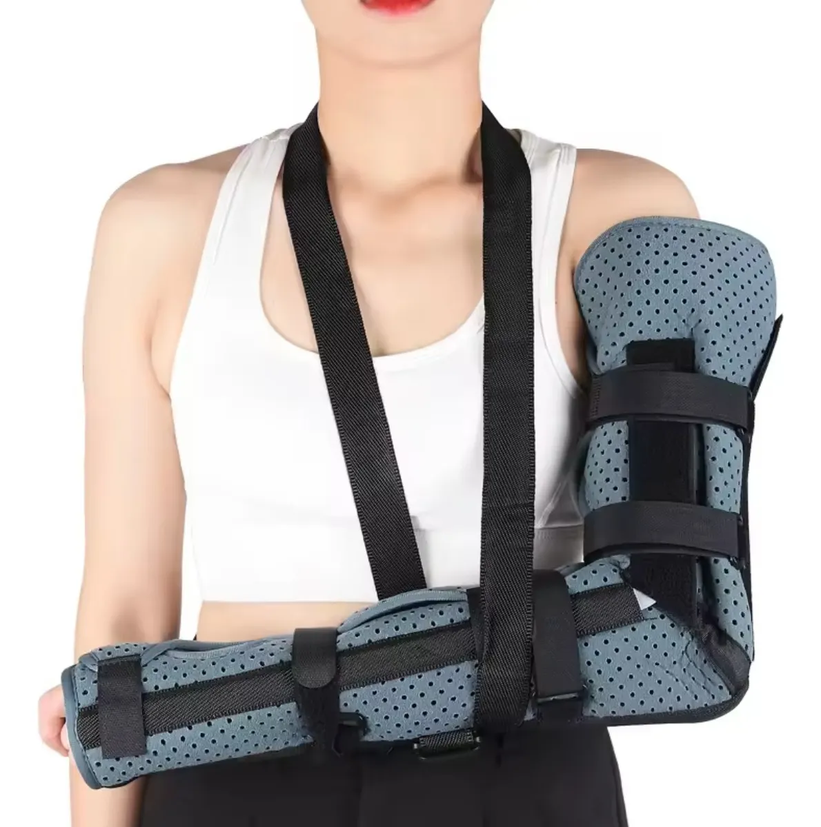 Soporte ortopédico para brazo con férula y cabestrillo ajustable