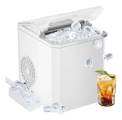 Maquina para hacer hielo , 9 cubos cada 8 minutos 2 diferentes tipos de cubos