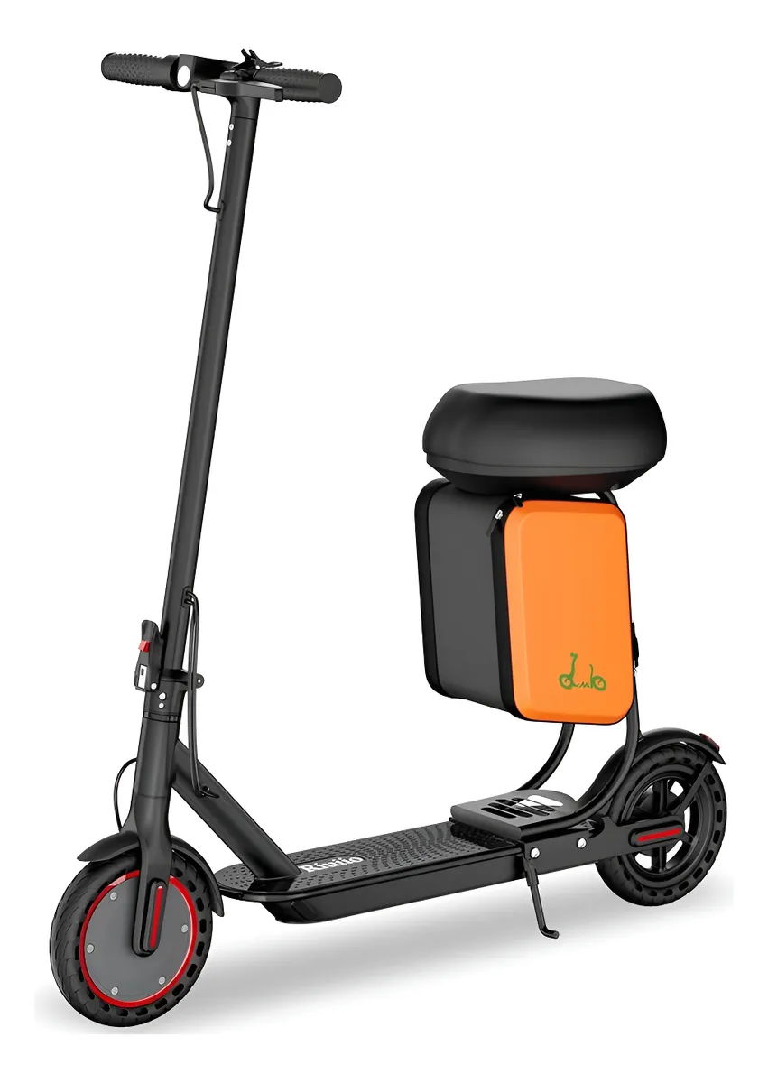 Scotter electrico con asiento desmontable y bolso plegable