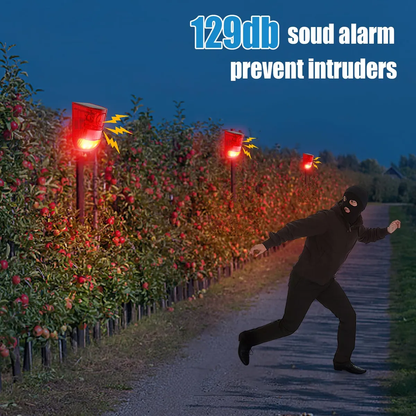 Alarma solar con sensor de movimiento 129 DB impermeable