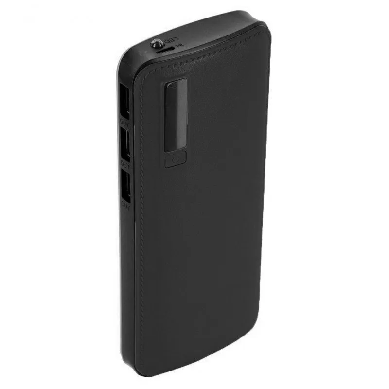 POWER BANK 20.000 MAH CON 3 SALIDAS USB Y LINTERNA LED