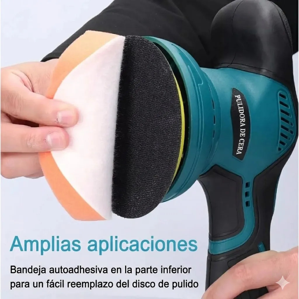 PULIDORA INALÁMBRICA 12V + 2 BATERÍAS Y KIT DE ACCESORIOS