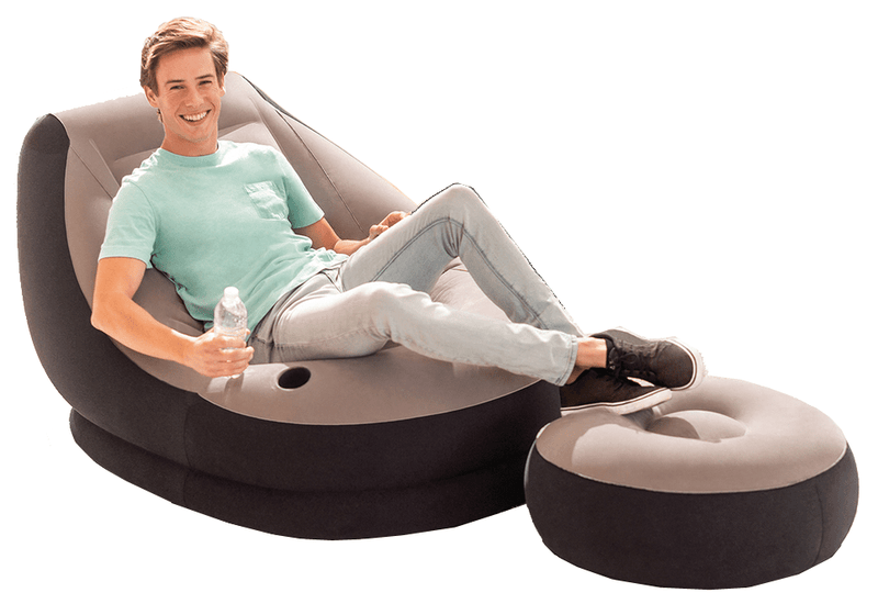 Sofá Sillón Inflable, Posa Pies