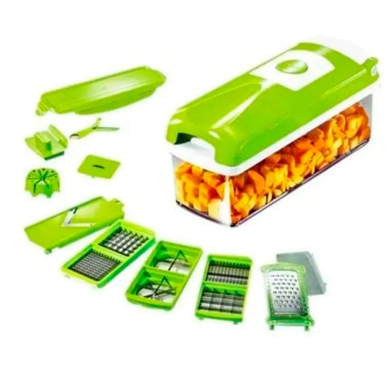 Picador y Rallador de Verduras y Frutas 5 en 1