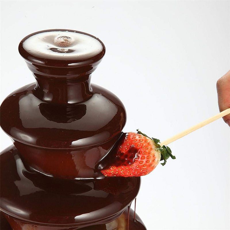 Cascada Fuente Chocolate Fondue 4 Niveles Acero Inoxidable