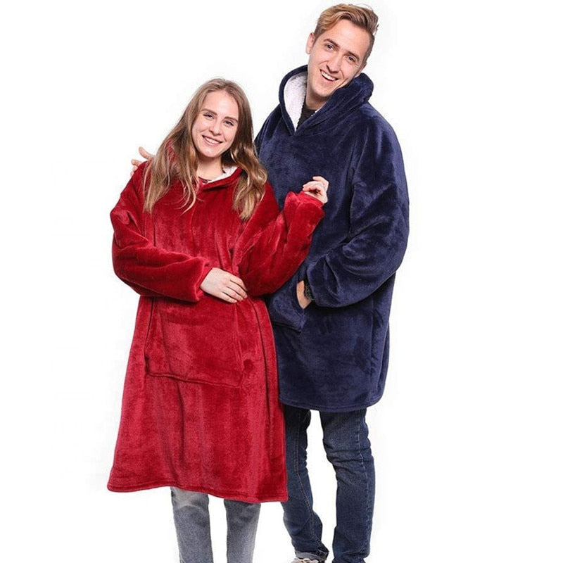 Polerón Sherpa Con Capucha Tipo Huggle
