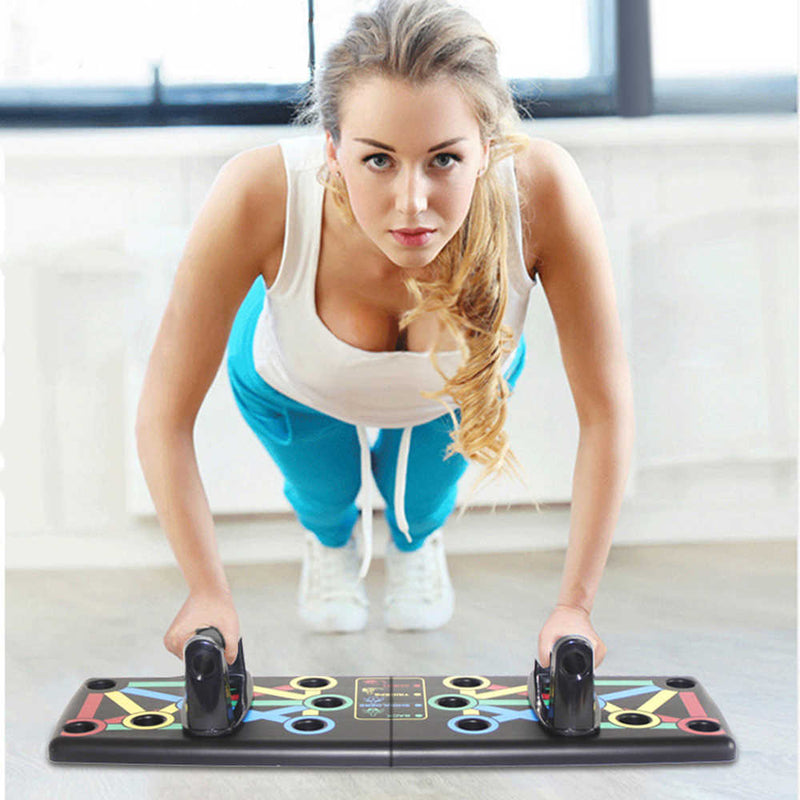 Tabla Fitness Para Flexiones Multiuso. Push Up Pecho Hombro Espalda