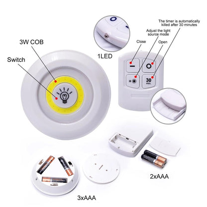 Luces led con control remoto y temporizador