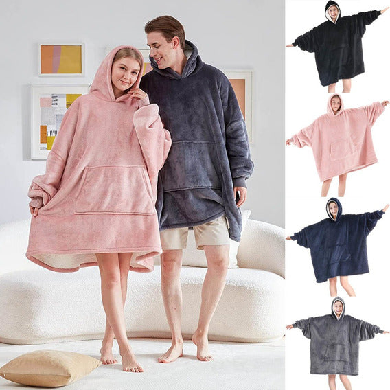 Polerón Sherpa Con Capucha Tipo Huggle