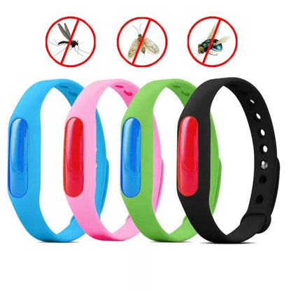 Set de 4 Pulseras Repelente de Moquitos y Zancudos