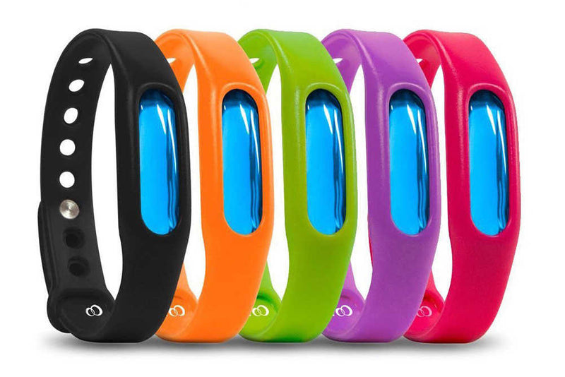 Set de 4 Pulseras Repelente de Moquitos y Zancudos