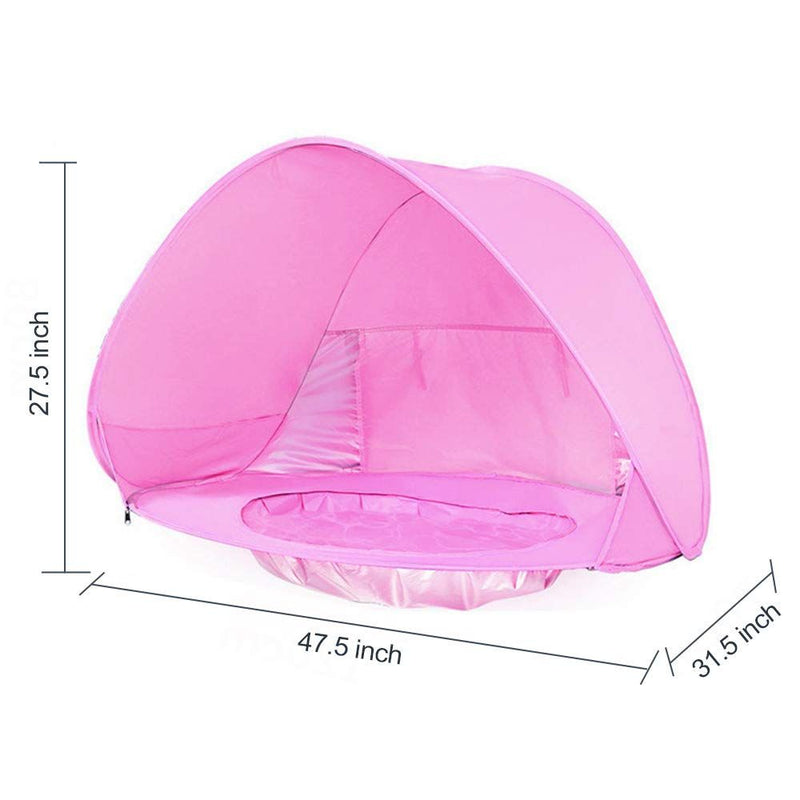 Tienda de Campaña Playa Para Bebé con Piscina Portátil, Impermeabe, Anti-uv.