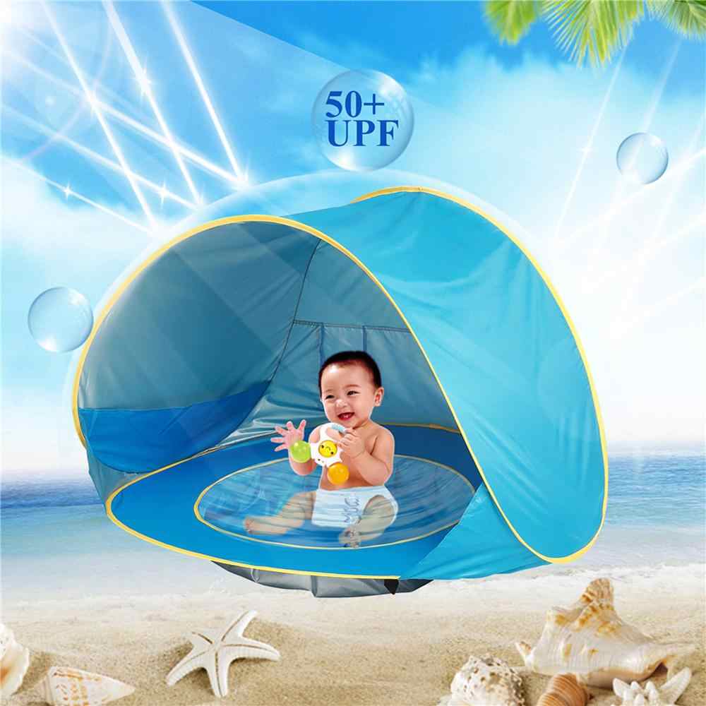 Tienda de Campaña Playa Para Bebé con Piscina Portátil, Impermeabe, Anti-uv.