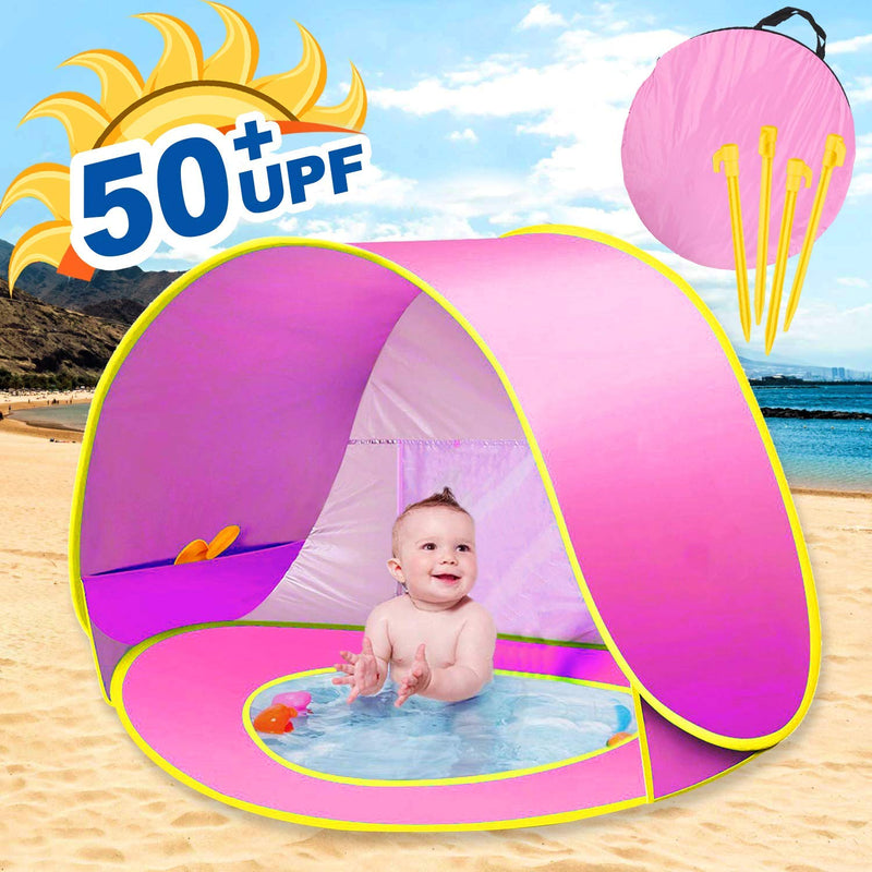 Tienda de Campaña Playa Para Bebé con Piscina Portátil, Impermeabe, Anti-uv.